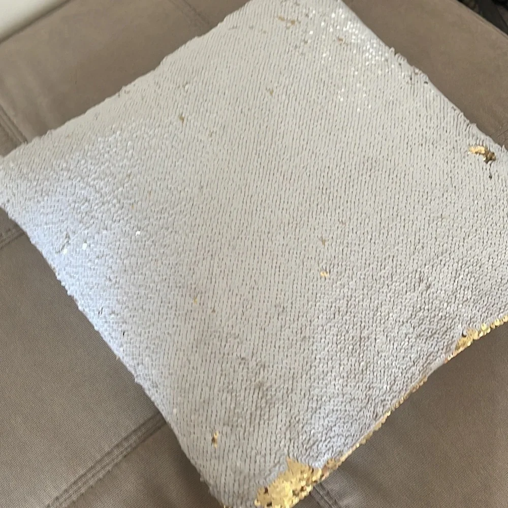 Sparkly pillow